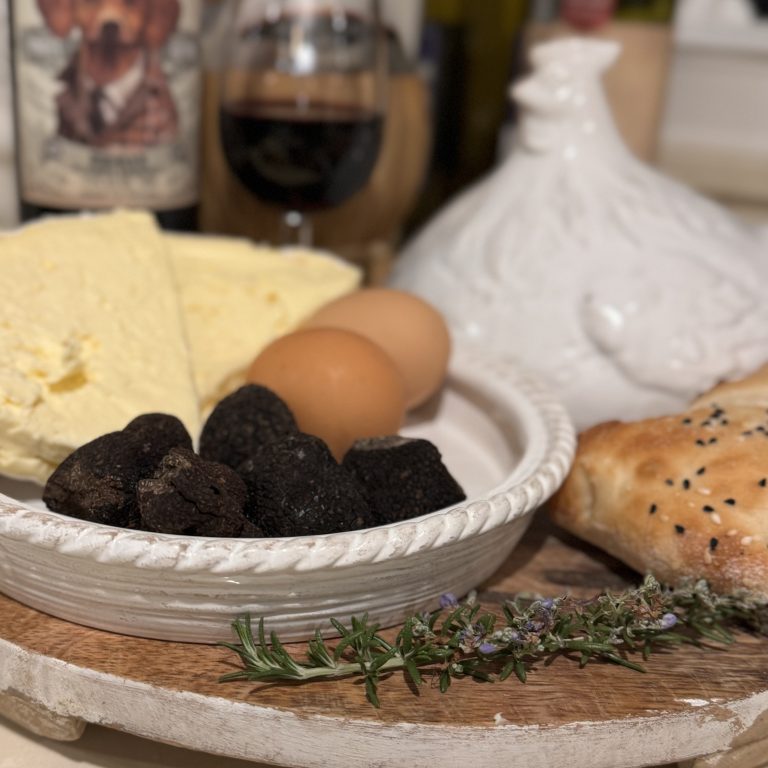 how to infuse eggs with truffle